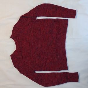 Banana Republic Red & Black Sweater